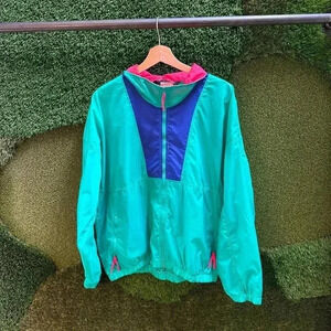 Vintage  1980s Misty Mountain Zip-up Light Jacket Small